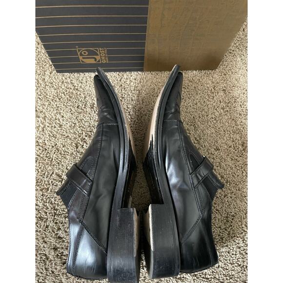 Jo Ghost Italian Men\'s Black Leather Dressy Shoes wi Buckle Sz 41 1/2 US 8.5 main image 11